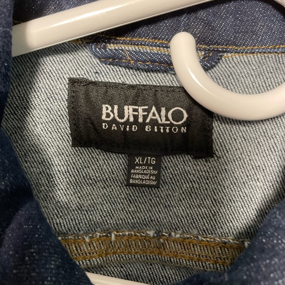 Buffalo David Bitton Boys Truckers Jacket XL Blue Denim - Picture 4 of 8